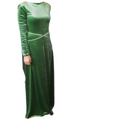 Women Green Velvet Maxi Long Dress Special Occasion Medieval Size M Stretchy. This Stunning Green Velvet Maxi Dress Is Perfect For Any Special Occasion. With It's Gathered Sleeve Design, It Exudes A Bohemian And Medieval Theme That Is Both Elegant And Timeless. The Pullover Closure And Long Sleeve Length Make It Suitable For Winter, Fall, And Spring Seasons. The Dress Is Made From Stretchy Fabric That Is Both Comfortable And Flattering. It Has A Ruched Sleeve Detailing And The Velvet Fabric Accentuates The Figure And Adds A Touch Of Glamour. Hand Wash Only Is Recommended For Garment Care. The Beads Belt Is Not Included. This Dress Is Made By A Seamstress, Not Branded. Beads Belt, Medieval Theme, Maxi Long Dress, Velvet Maxi Dress, Velvet Maxi, Ruched Sleeve, Beaded Belt, Gathered Sleeves, Spring Season