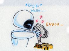 a drawing of an alien holding a camera with the caption, ewaa