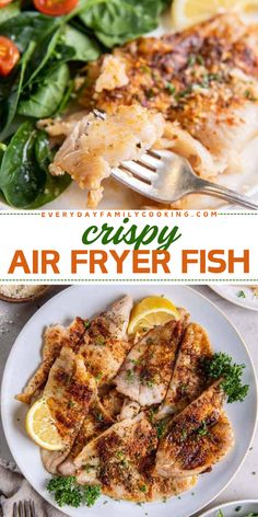 Make a healthy eating idea with Crispy Air Fryer Fish! This easy recipe uses flounder filets and is made without breading or flour. Ready in 20 minutes, it is a healthy, keto friendly, hassle free meal and a perfectly healthy dinner option. Try it tonight! Crispy Air Fryer Fish, Air Fryer Fish, Healthy Dinner Options, Air Fryer Recipes Chicken, Air Fryer Dinner Recipes, Free Meal, Healthy Keto, Air Fryer Chicken, Recipes For Beginners