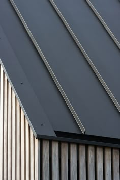 an image of a metal roof on a building