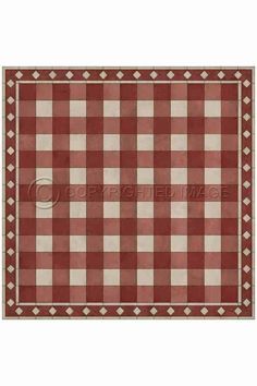 a red and white checkered tablecloth on a white background with the words,