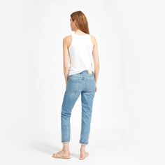 Women’s Super-Soft Relaxed Jean | Everlane Relaxed High Rise Jeans For Everyday, Everyday Relaxed Mid-rise Jeans, Relaxed Mid-rise Jeans For Everyday, Relaxed Mid-rise Everyday Jeans, Relaxed Mid-rise Jeans, Relaxed Straight Leg Denim Jeans, Relaxed Mid-rise Medium Wash Jeans, Everyday Relaxed Jeans With Five Pockets, Relaxed Straight Leg Medium Wash Jeans