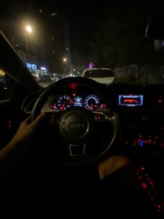 #audi #rs5 #fakesnap #carinterior Night Rides Car, Audi Rs5, Audi Rs3, My Dream Car, Dream Cars, Steering Wheel, Audi, Bmw, Wheel