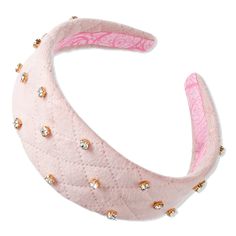 Wicked Glinda Pink Headband With Stones - WICKED HEADBAND PINK W/STONESFeaturesClear stones with gold-tone accents add sparkling glam to any outfitAll-day hold keeps hair neatly in placePerfect for all hair types and texturesCollectors edition accessory! - Wicked Glinda Pink Headband With Stones Wicked Merch, Wicked Jewelry, Wicked Stuff, Coquette Hair, Wicked Glinda, Wicked Movie, Glinda The Good, Glinda The Good Witch, Pink Headband