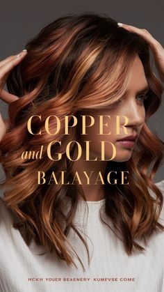 Combine copper and gold in a stunning balayage for a luxurious look. Visit our site for color ideas and tips. Save this pin for a glamorous hair transformation! Tags: #CopperGoldBalayage #LuxuriousHair #BalayageStyles French Braid Tutorial On Yourself, French Braid Tutorial, Gold Balayage, Rambut Brunette, Hairstyle Bun, Glamorous Hair, Copper Hair Color, Hair Color Auburn, Braid Tutorial