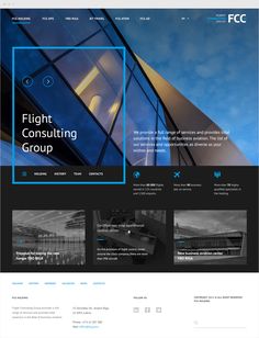 an image of a website design for a consulting company that is looking like it has been designed