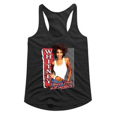 Whitney Houston Women's Tank Top I Wanna Dance With Somebody Graphic Tees American RnB Soul Diva T-Shirt Pop Icon Sleeveless Tops Whitney Houston I Wanna Dance, Dance Black, Soul Singers, Graphic Tank Tops, Whitney Houston, Favorite Words, Racerback Tank Top, Vintage Tshirts, Racerback Tank