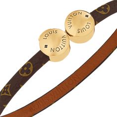 LOUIS VUITTON® - Historic Mini Monogram Bracelet - Brown Louis Vuitton Bracelet, Monogram Bracelet, Classic Monogram, Louis Vuitton Jewelry, Stacked Jewelry, Hand Jewelry, Bracelet Collection, Small Leather Goods, Jewelry Trends