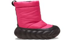 Make a bold and cozy statement in the OverPuff Boot. Featuring exaggerated coziness and trendy streetwear design, the OverPuff collection provides functional warmth with eye-catching fashionable style. The quilted puff upper is fully insulated with a fleece lining for a secure, warm fit, and the bold outsole steps up the cozy theme for a unique style statement. Proof that cold weather footwear can be both functional and fashionable.  OverPuff Boot Details:    Fleece-lined quilted puff upper provides warmth and comfort  Daring outsole design conveys exaggerated coziness and bold streetwear style  Rugged rubber outsole pod for enhanced traction and stability  Toe cap provides weather protection Boot Sneakers, Design Streetwear, Trendy Streetwear, Hot Sneakers, Streetwear Style, Style Streetwear, Dragon Fruit, Adidas Yeezy, Jordan Retro