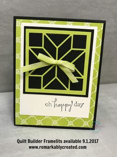 a close up of a card with a bow on it