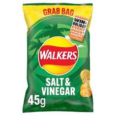 walkers salt and vinegar potato chips