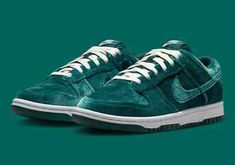 Size 10W - Nike Dunk Low 'Velvet Teal' Dark Atomic Sail DZ5224-300 NEW  | eBay Dunks Outfit, Jordan Shoes Retro, Pretty Shoes Sneakers, All Nike Shoes, Velvet Shoes, Cute Nike Shoes, Hype Shoes, Cute Nikes, Swag Shoes