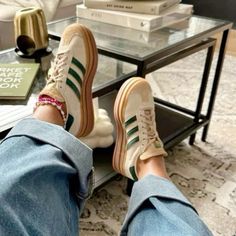 Adidas Gazelle Bold Cream Green, Adidas Gazelle Cream Green, Adidas Bold Gazelle, Green Gazelle Adidas Outfit, Adidas Gazelle Bold Outfit, Gazelle Bold Outfit, Outfit Ideas Adidas, Green Adidas Gazelle, Adidas Gazelle Green