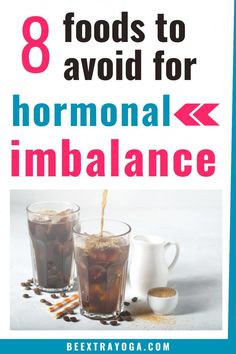 A list of the best hormonal imbalance foods to avoid, created by a certified health coach. Plus, get other natural hormone balancing tips. Food For Hormonal Imbalance, Hormonal Imbalance Diet, Hormone Balancing Foods, Low Sugar Yogurt, Hormone Imbalance Symptoms, Foods To Balance Hormones, Anti Inflammation Recipes, Hormonal Health, Balance Your Hormones