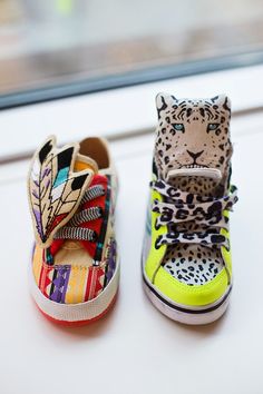 kids sneakers spring summer 2014 at Sarenza omg the leopard... Fun Shoes, Shoes Ideas, Leopard Shoes, Spring Sneakers, Stylish Kids, Spring Summer 2014, Fashion Mode, Kids Sneakers