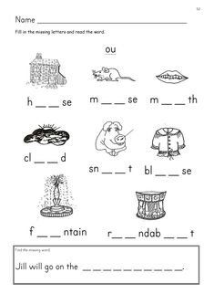 worksheet for beginning and ending sounds with pictures on the words in each word