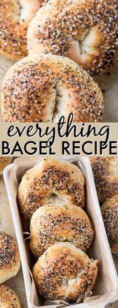 everything bagel recipe with poppy seed sprinkles