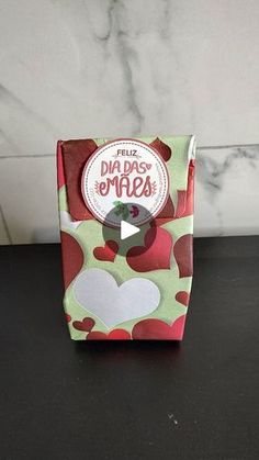 a video demonstrating how to make an origami heart box for valentine's day