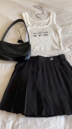 5 ways to style a tennis skirt. outfit inspo in 2022 | Casual outfits, Minimalist outfit, White tops outfit Casual Outfits Minimalist, Style A Tennis Skirt, 2022 Casual Outfits, Skirt And White Top, White Top Outfit, White Tops Outfit, Tops Outfit, Outfit Sporty, Outfit Links