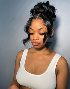 Love the Look?Mslynnhair Your New Hairstyle is waiting! Get Yours Now! Prom Slay, Sleek Ponytail Hairstyles, Weave Ponytail, Frontal Wig Hairstyles, Birthday Hairstyles, Hairstyle Inspiration, Frontal Hairstyles, Beautiful Hairstyles, Hair Ponytail Styles