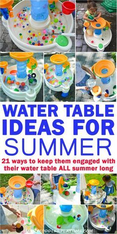 the best water table activities to keep them engaged with their water table all summer