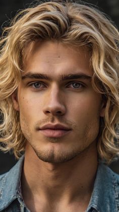 Explore 43 Trending Blonde Hairstyles Men Can Rock in 2024: From Short Curly to Long Straight Blonde Hairstyles Men, Men's Hairstyle, Polished Hair, Blonde Hairstyles, Square Face Shape, Black Men Hairstyles, Hairstyles Men, Hair Essentials, Hairstyles For Men