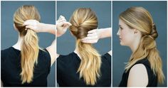 Eight ridiculously simple hairstyles you can do in ten seconds Sweethearts Hair Design, French Beauty Routine, Fast Hairstyles, French Beauty, Hair Updo, Hair Photo, About Hair, Down Hairstyles, Hair Designs