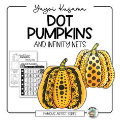 an orange and black pumpkin is shown with the words dot pumpkins and infiniti nets