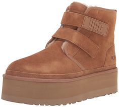 PRICES MAY VARY. Suede upper 17mm UGGplush wool lining EVA outsole Suede strap 2" platform height Best Comfortable Shoes, Ugg Store, Ugg Neumel, Rectangle Sunglasses, Classic Boots, Pretty Shoes, Womens Ankle Boots, Winter Shoes, Platform Boots