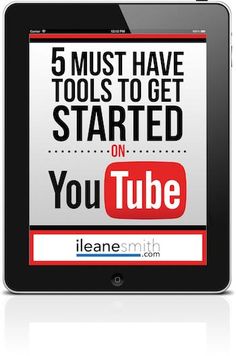 an ipad with the text 5 must have tools to get started on youtube