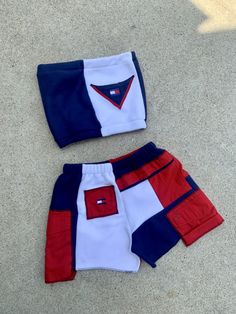 Custom matching Tommy Hilfiger set with a tube top and shorts Tommy Hilfiger Outfits Women, Tommy Hilfiger Shorts Women, Tommy Hilfiger Outfits, Hilfiger Outfits, Tommy Hilfiger Crop Top, Tube Top And Shorts, Tiktok Beauty, Crop Top Swimsuit, Fashion Reels