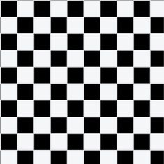 a black and white checkerboard pattern is shown