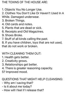 the rules for house cleaning are shown in black and white