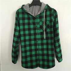 Fall Winter Men Women plaid hoodies patchwork hooded sweatshirt Hip Ho – noashe Checkered Blouse