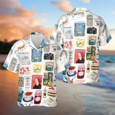 "A Hawaiian shirt is a breezy, summer essential - Perfect for trips to wear on vacation to tropical destinations. -----𝐏𝐑𝐎𝐃𝐔𝐂𝐓----- - Material: 100% woven polyester fabric offers outstanding durability, insulation, and wrinkle resistance. This lightweight, breathable, moisture-wicking fabric is perfect to keep you cool - during the summer. - Simple and comfortable button closure makes it easy to style and layer with other trendy items. - Signature open Cuban collar with short sleeve and relaxed fit looks casual and fashionable. * Processing time: 4 - 7 processing days * Shipping time: 3 - 5 business days * Made in the Vietnam -----𝐇𝐎𝐖 𝐓𝐎 𝐎𝐑𝐃𝐄𝐑----- 1-) Please, check and review all photos 2-) Choose your t-shirt size and enter your request in the personalization option 3-) Funny Hawaiian Shirts, Trendy Items, Tropical Destinations, Cool Hawaiian Shirts, Summer Essential, Summer Family, Summer Set, Hawaii Shirt, Collar Designs