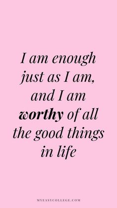 I Am Worthy Quotes Daily Affirmations, Self Worth Affirmations, Large Widget, Self Love Affirmation Quotes, Self Love Aesthetic, Aesthetic Affirmations, Inspiring Affirmations, Daily Affirmations For Women, Wallpaper Positive