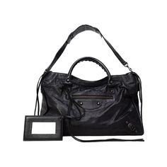 Balenciaga The City 2way Bag Black Width: About 38cm Height: About 24cm Depth: About 13cm Handle: About 36cm Shoulder: About 61cm (Detachable) Bags Balenciaga, Balenciaga Bag, City Bag, Vintage Purse, Balenciaga City Bag, Photo Dump, Balenciaga, Black Color, The City