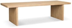 a wooden table with one leg extended and the other end turned slightly to the side