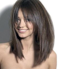 Longbob Hair, Razor Cut Hair, Shoulder Length Layered Hair, Straight Layered Hair, Long Bob Hairstyles