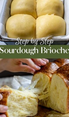 step by step instructions to make sourdough brioche in the bread machine