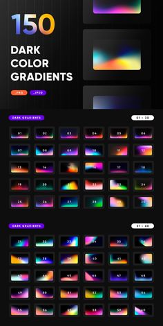 Web Design Ideas Spectrum Graphic Design, Dark Mode Website, Dark Color Gradient, Gradient Website Design, Gradient Layout, Dark Gradient Background, Gradient Website, Gradient Color Palette, Gradient Palette