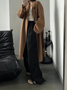 camel hair jacket with belt