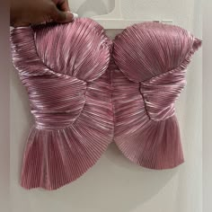 Never Worn. New With Tags. Purchased From Au Darling. Size Large. Has Stretch. Bow Corset, Resin Corset Top, Cupid Inspired Outfits, Pink Corset Top, Cone Bra, Pink Corset, Corset Top, Cocktail Dress Party, Diy Fashion