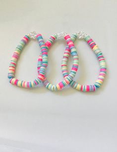 Bead Business, Flower Clay, Colorful Bracelet, Fun Bracelet, Bracelets Design