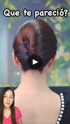 142K views · 3.2K reactions | Me encantó el peinado 😍 #reelsviralシ #fypシ #creatividad #peinadosfacilesyrapidos #peinadosbonitos #peinadosfaciles | Campus Online EDUCA | Campus Online EDUCA · Original audio Hair Videos, Hair Dos, Eye Makeup, Hair Care, Beauty