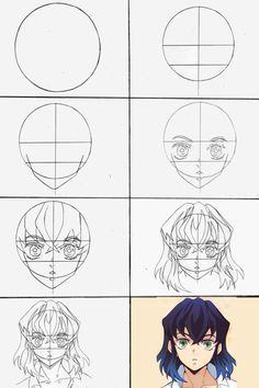 How To Draw Inosuke Hashibira Step by Step How To Draw Your Own Anime Character, Inosuke Hashibira Face, Anime Draw Step By Step, How To Draw Anime Demon Slayer, Demon Slayer Drawing Step By Step, Demon Slayer Drawing Tutorial, Demon Slayer How To Draw, Anime Face Drawing Tutorial Step By Step, How To Draw Demon Slayer Characters