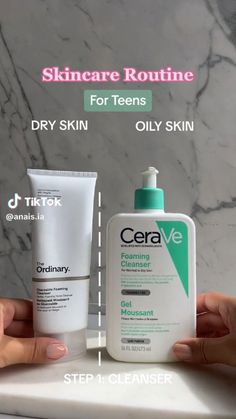 Cerave Skin Care, Dry Skin Routine, Skincare For Oily Skin, Skin Care Basics, Types Of Skin