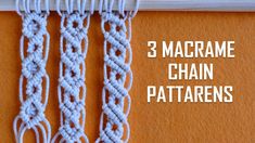 macrame patterns, chain design, macrame design, macrame wall hanging, macrame bracelets, step by step instructions, macramé,patrones de macramé, padrões macramé, makramee muster, узоры макраме, makrome deseni, motif macramé, wzory makramy, fiber art, chains, Macrame Chain Pattern, Hemp Knots, Macrame Belts, Macrame Chain, Friendship Bracelet Knots, Chain Tutorial, Macrame Bracelet Diy