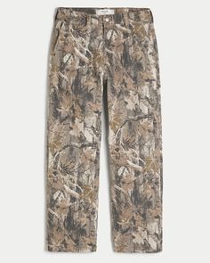 Men's Baggy Camo Painter Pants | Men's Bottoms | HollisterCo.com Baggy Cargo Jeans, Painter Pants, Camo Men, Painters Pants, Men's Bottoms, Fall Fit, Camo Pants, Twill Pants, Pants Design