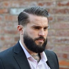 Haircuts/beards Taper Fade With Beard, Haircuts For Balding Men, Balding Mens Hairstyles, Side Part Haircut, Taper Fade Haircut, Men's Hairstyle, Side Part Hairstyles